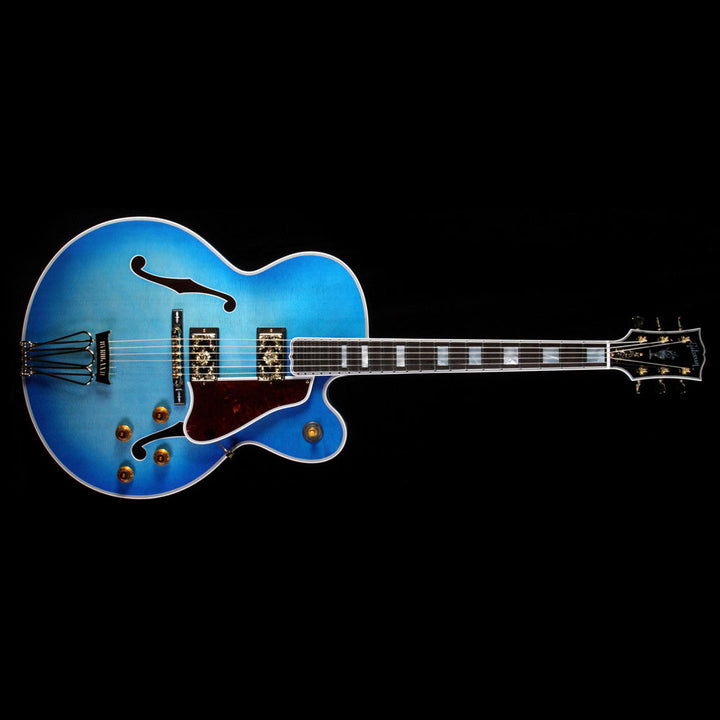 Gibson Custom Shop Byrdland Archtop Electric Guitar Bahama Blue Burst