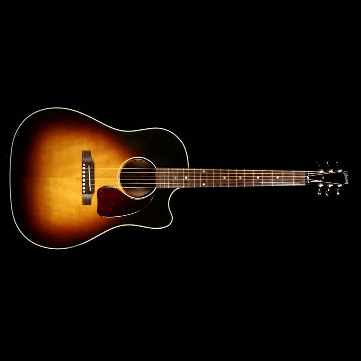 Gibson Montana J-45 Dreadnought Cutaway Acoustic Guitar Vintage Sunburst