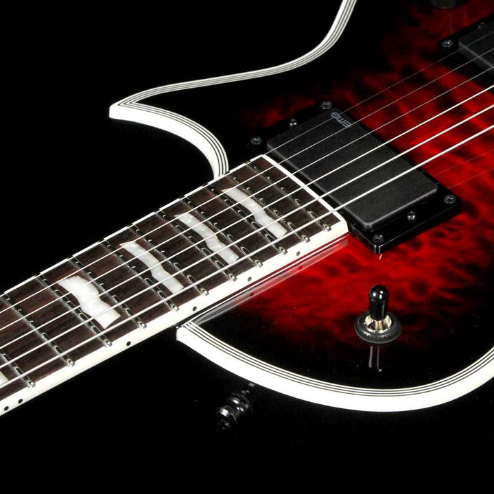 ESP E-II Eclipse QM Black Cherry Sunburst