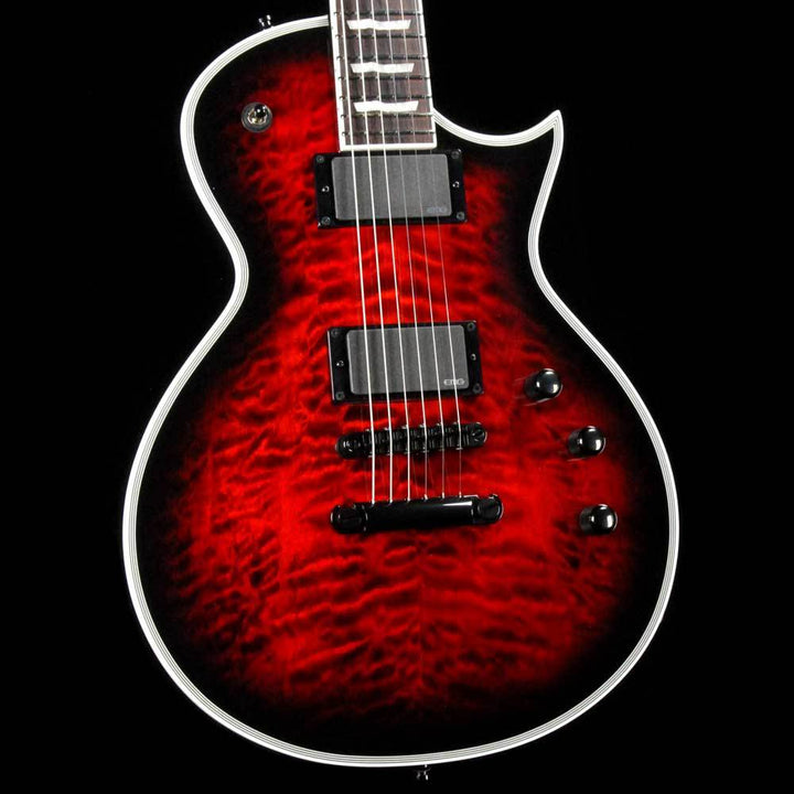 ESP E-II Eclipse QM Black Cherry Sunburst