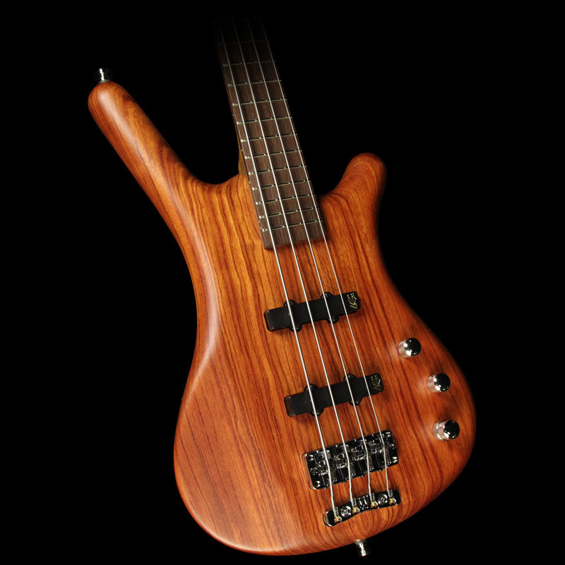 Warwick Pro Series Corvette Bubinga Electric Bass Guitar Natural