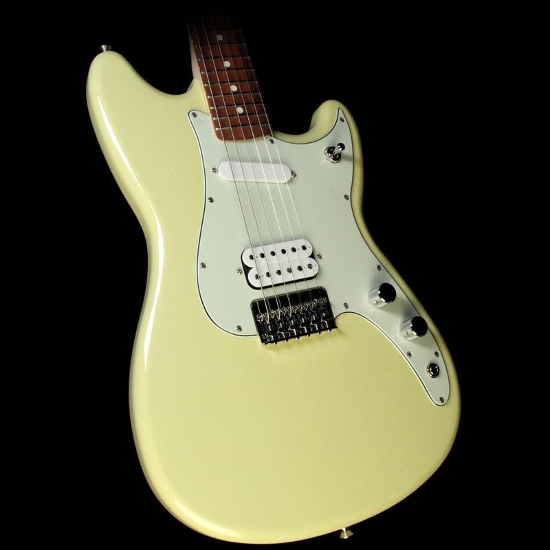 Fender Duo-Sonic HS Electric Guitar Canary Diamond | The Music Zoo