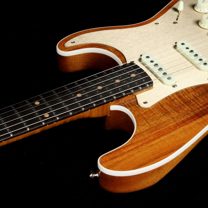 Fender Custom Shop Artisan Thinline Koa Stratocaster Aged Natural