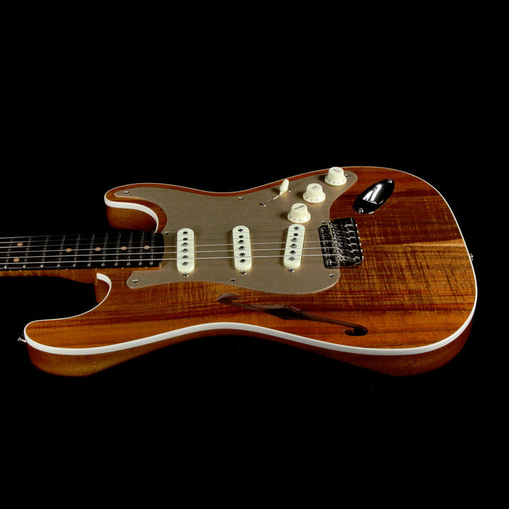 Fender Custom Shop Artisan Thinline Koa Stratocaster Aged Natural