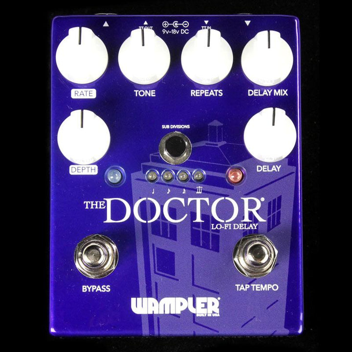 Wampler The Doctor LoFi Ambient Delay Guitar Effect Pedal