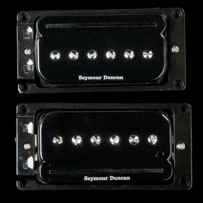 Used Seymour Duncan SHPR-1s P-Rails Pickup Set Black | The Music Zoo