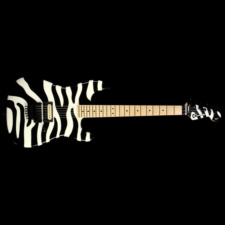 Used 2008 Charvel Custom Shop San Dimas Electric Guitar Dan Lawrence Custom Zebra Stripe