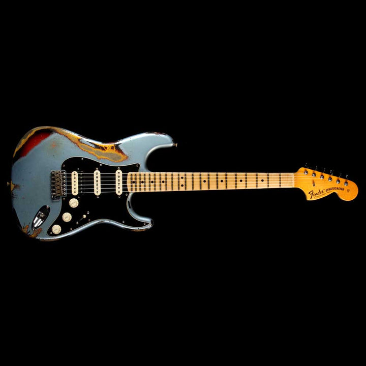 Fender Custom Shop Garage Mod 1969 Stratocaster Ice Blue Metallic over 3 Color Sunburst Heavy Relic