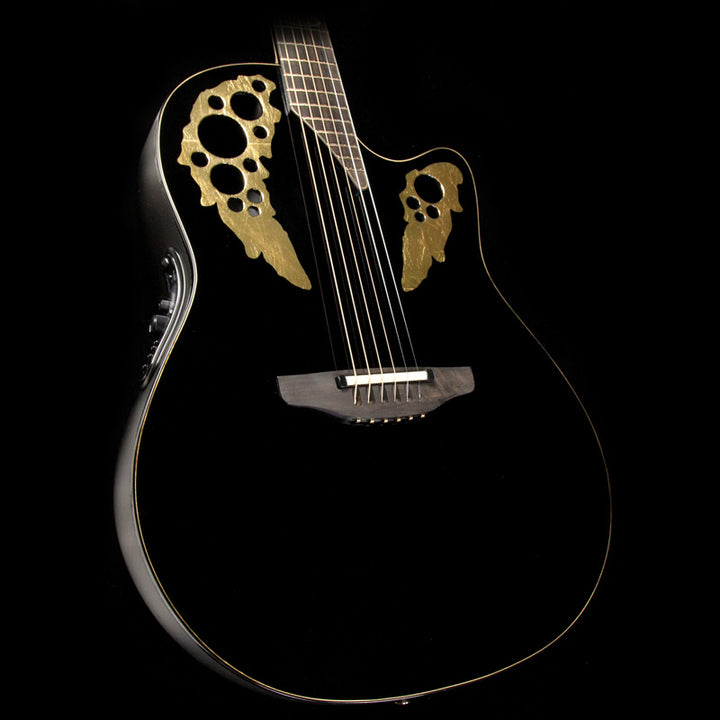 Ovation Limited Edition 50th Anniversary Custom Elite Acoustic Guitar Black