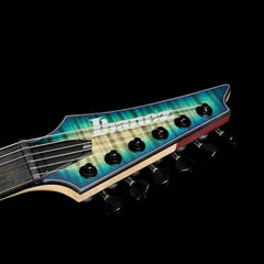 Ibanez S Series Iron Label SIX6FDFM Blue Space Burst | The Music Zoo