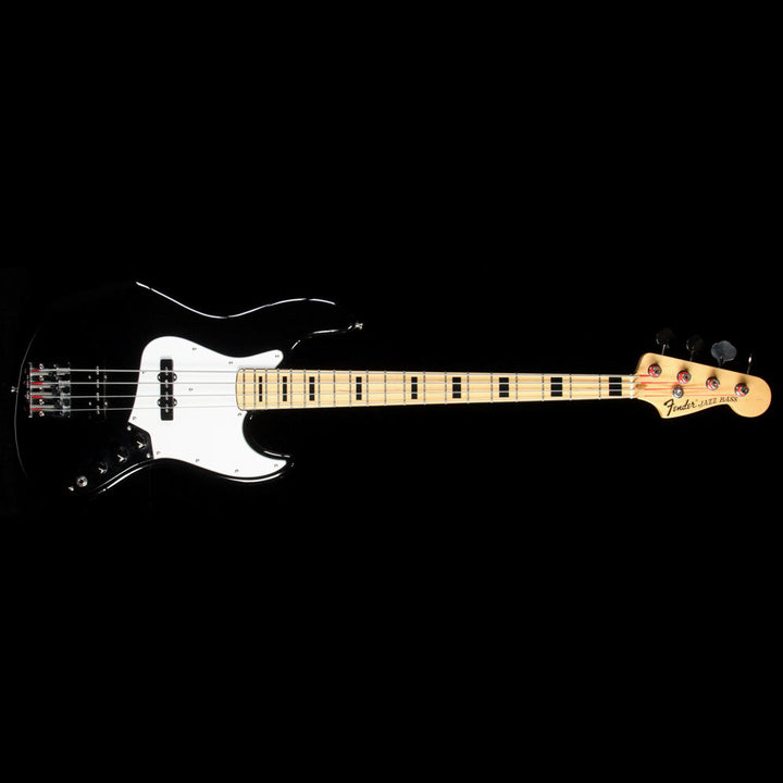 Used Fender MIJ Geddy Lee Jazz Bass Electric Bass Guitar Black