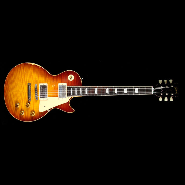 Gibson Custom Shop 1959 Les Paul Standard Brazilian Rosewood Fretboard Electric Guitar Slow Iced Tea Fade