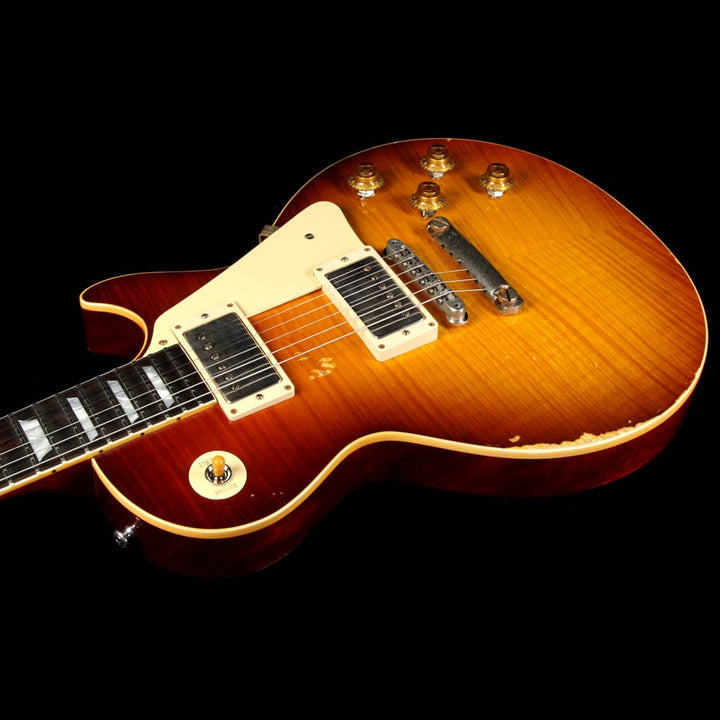 Gibson Custom Shop 1959 Les Paul Standard Brazilian Rosewood Fretboard Electric Guitar Slow Iced Tea Fade