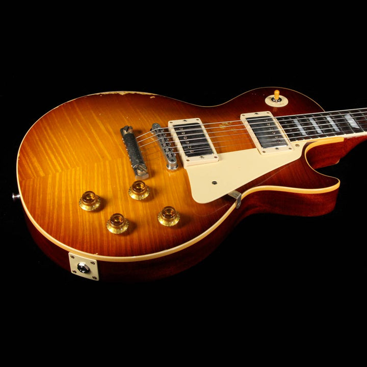 Gibson Custom Shop 1959 Les Paul Standard Brazilian Rosewood Fretboard Electric Guitar Slow Iced Tea Fade