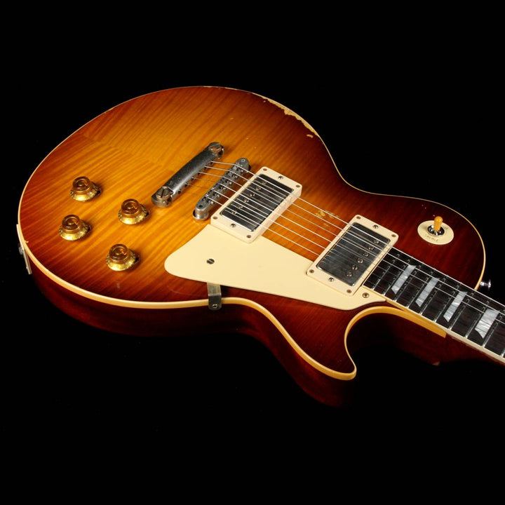 Gibson Custom Shop 1959 Les Paul Standard Brazilian Rosewood Fretboard Electric Guitar Slow Iced Tea Fade