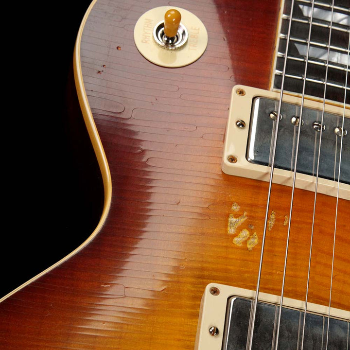 Gibson Custom Shop 1959 Les Paul Standard Brazilian Rosewood Fretboard Electric Guitar Slow Iced Tea Fade