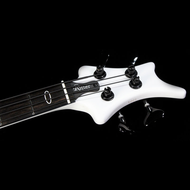 Ritter Instruments R8 Singlecut Electric Bass Guitar Frosted Carrara White