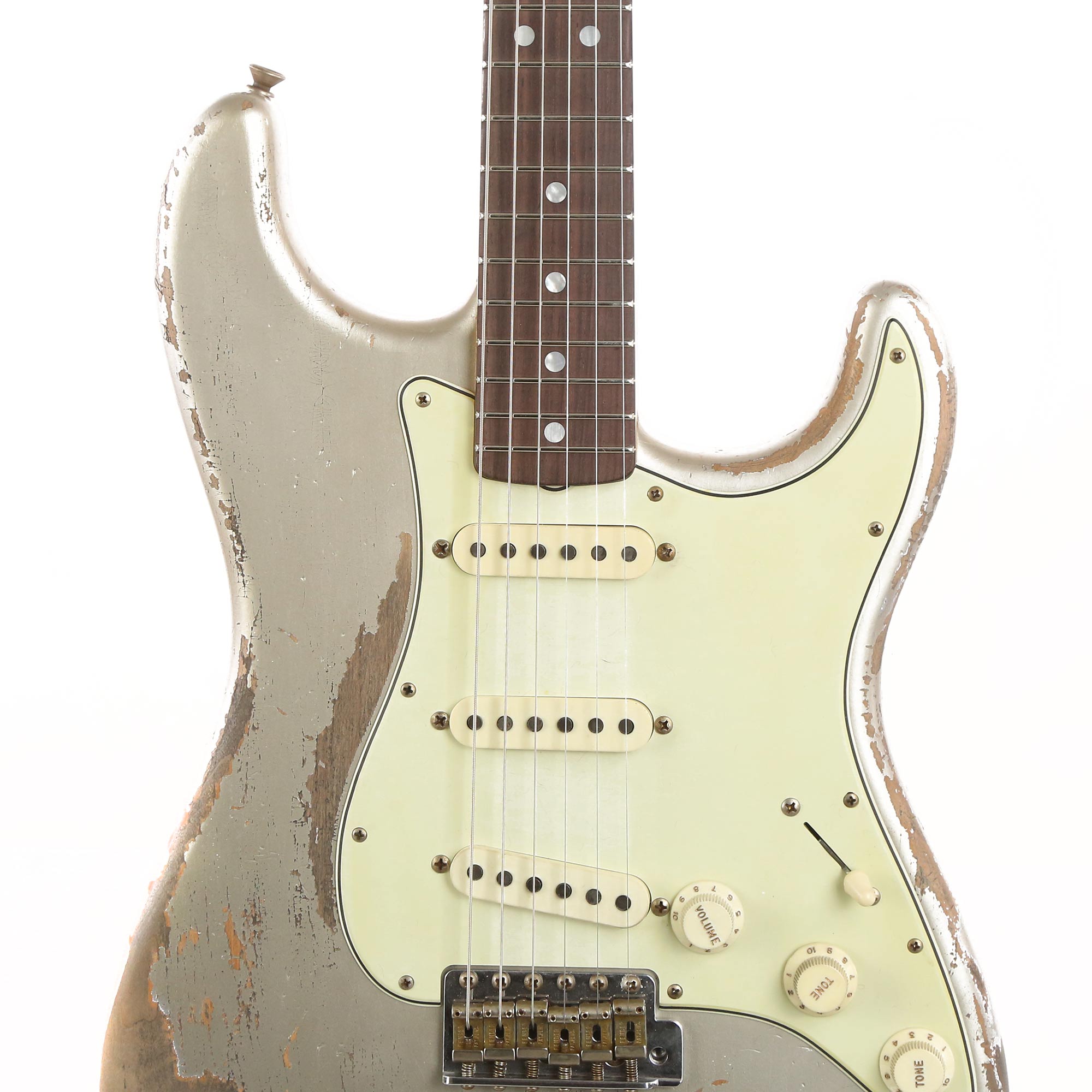 Fender Custom Shop '69 Stratocaster Relic Aged Silver Primer Greg