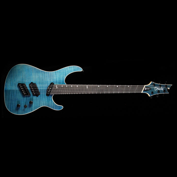 Ormsby GTR Production Model SX 6 Electric Guitar Tropical Blue Flame