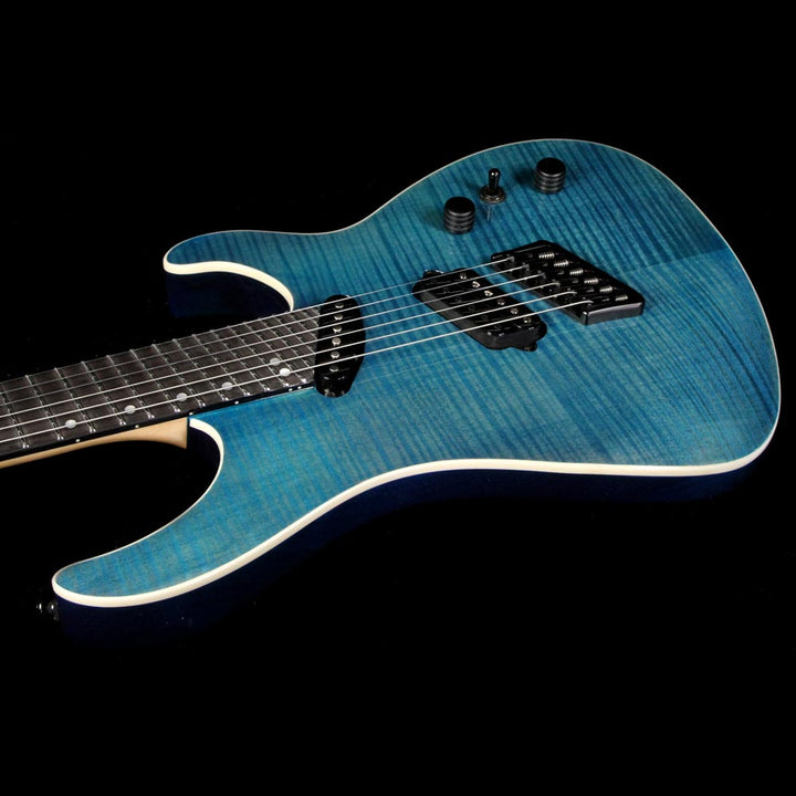 Ormsby GTR Production Model SX 6 Electric Guitar Tropical Blue Flame