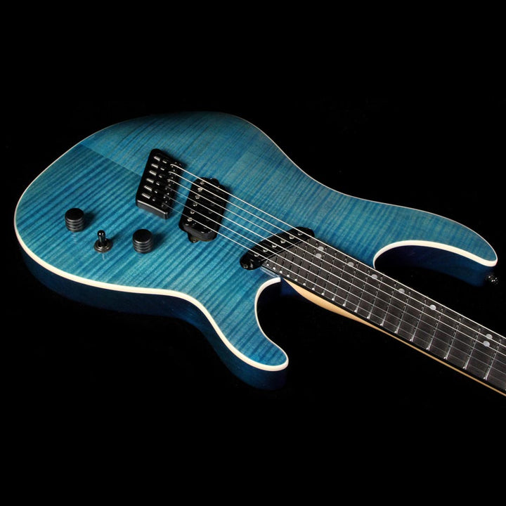 Ormsby GTR Production Model SX 6 Electric Guitar Tropical Blue Flame