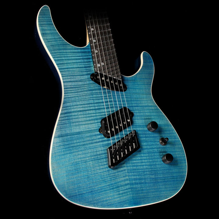 Ormsby GTR Production Model SX 6 Electric Guitar Tropical Blue Flame