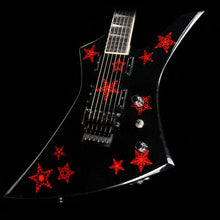 Used 2008 Jackson Custom Shop Kelly Electric Guitar Red Stars Graphics by Daneen Bronson