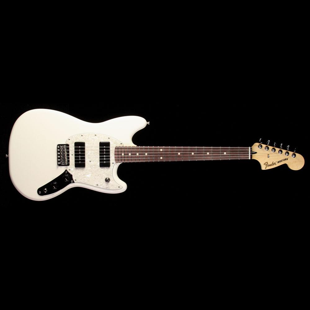 Fender Mustang 90 Electric Guitar Olympic White | The Music Zoo