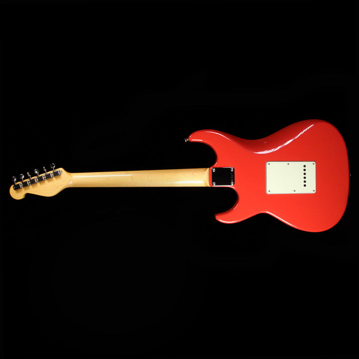 Used 2002 Grosh Retro Classic Standard Electric Guitar Fiesta Red Brazilian Fingerboard