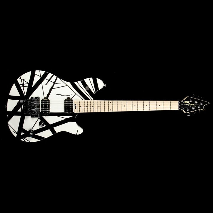 EVH Van Halen Wolfgang Special Striped Black and White