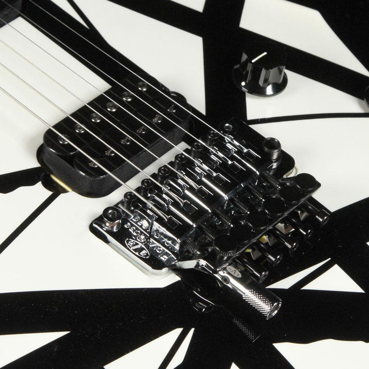 EVH Van Halen Wolfgang Special Striped Black and White