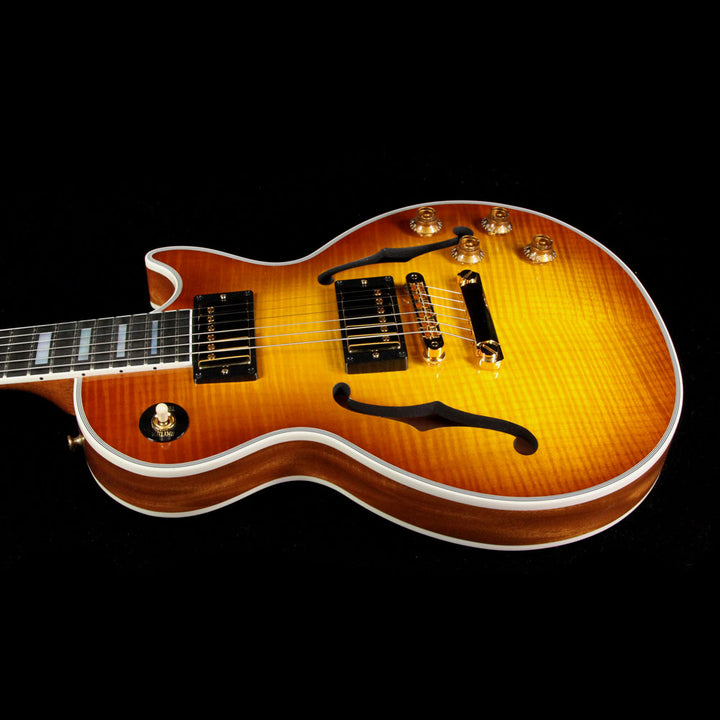 Used Gibson Custom Shop Les Paul Florentine Electric Guitar Lemonburst