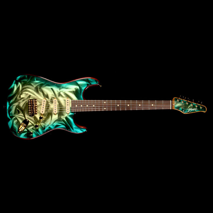 Used 2012 Gigliotti GS Electric Guitar Green Burst