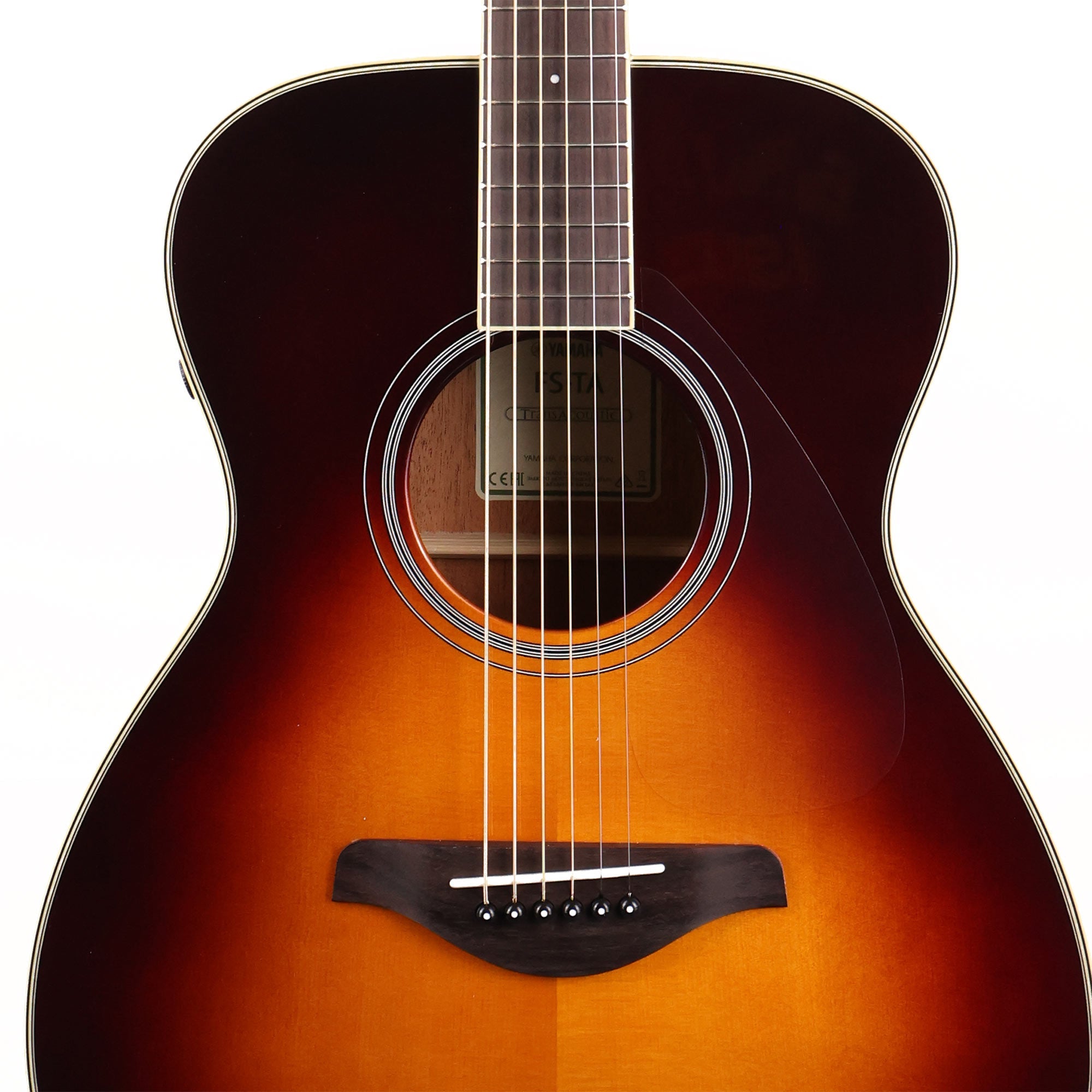 Yamaha FS-TA Transacoustic Brown Sunburst Acoustic Guitar | The 