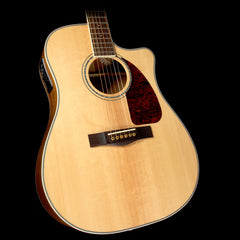 Used Fender CD-220SCE Exotic Ovangkol Acoustic Natural | The Music Zoo