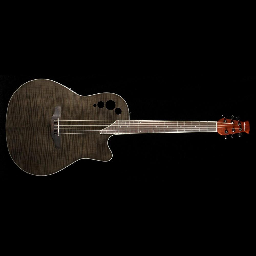 Ovation Applause Elite Plus Acoustic Transparent Black Flame | The