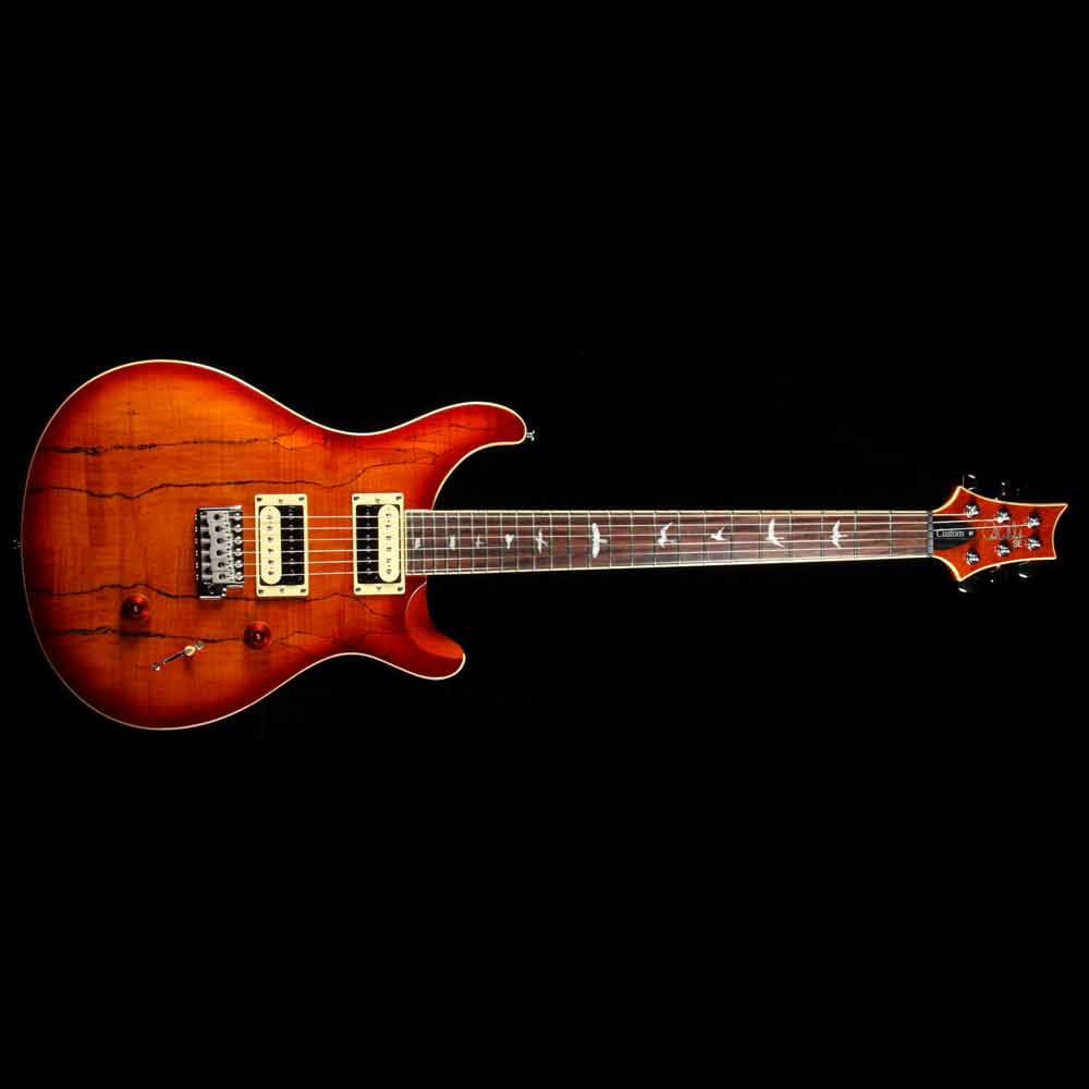 PRS SE Custom 24 Exotic Spalted Maple Vintage Sunburst | The Music Zoo