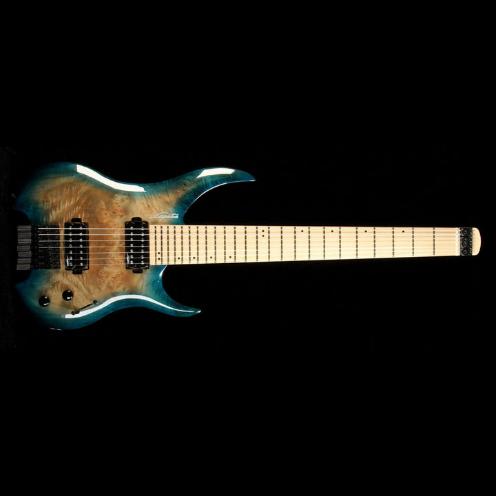 Legator Ghost GHB7 Standard 7-String Aqua Burst Burl