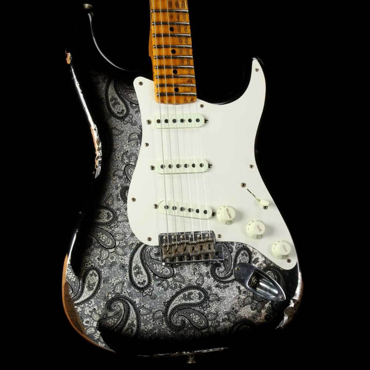 Fender Custom Shop Paisley Mischief Maker Stratocaster Heavy Relic Black Paisley