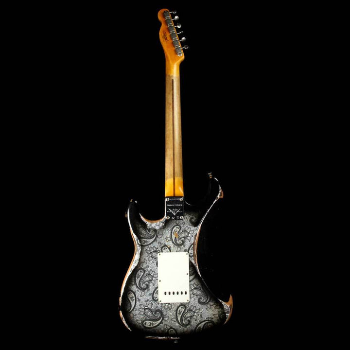 Fender Custom Shop Paisley Mischief Maker Stratocaster Heavy Relic Black Paisley