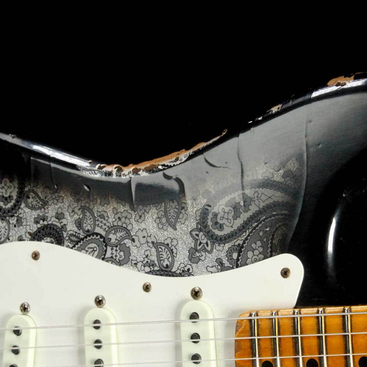 Fender Custom Shop Paisley Mischief Maker Stratocaster Heavy Relic Black Paisley