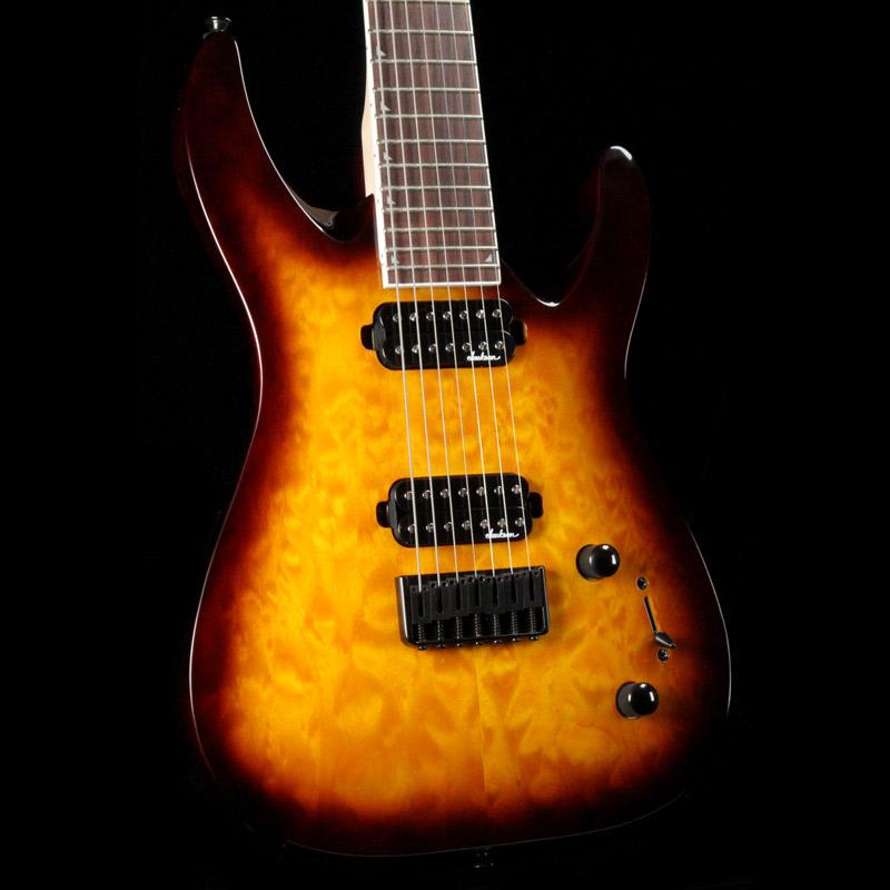 Jackson JS Series JS32-7 DKA QM Tobacco Sunburst | The Music Zoo