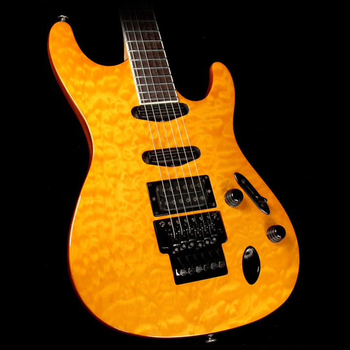 Ibanez FGM400QM Frank Gambale Signature Blonde Amber