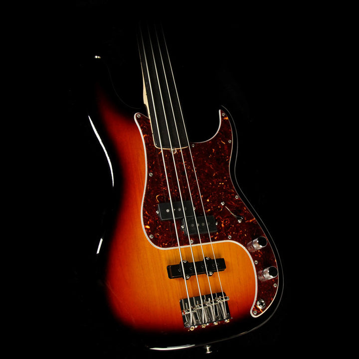 Fender Artist Series Tony Franklin Fretless Precision Bass 3-Tone Sunburst