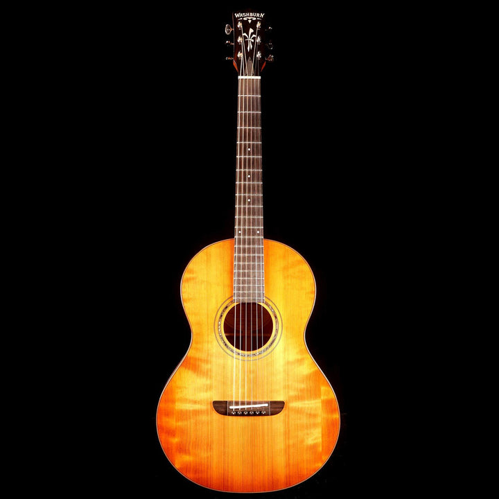 Washburn Timeless Collection Parlor Acoustic Amber Burst