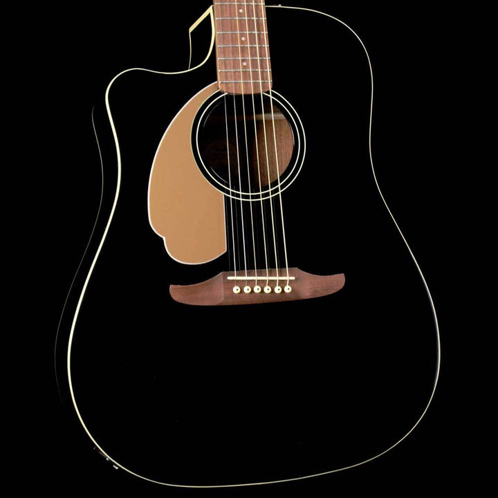 Fender California Series Redondo Player Left-Handed Acoustic-Electric Jetty Black