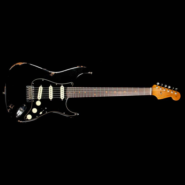 Fender Custom Shop Dual Mag Stratocaster Relic Black 2017