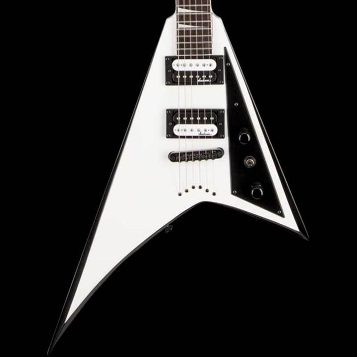 Jackson JS Series Rhoads JS32T White with Black Bevels