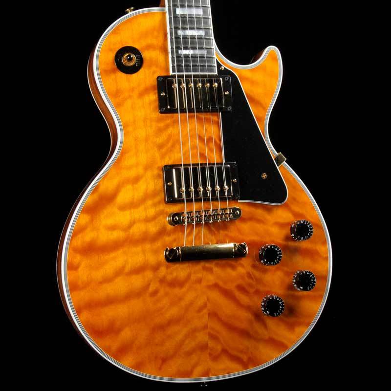 Gibson Custom Shop Les Paul Custom 3A Quilt Trans Amber | The 