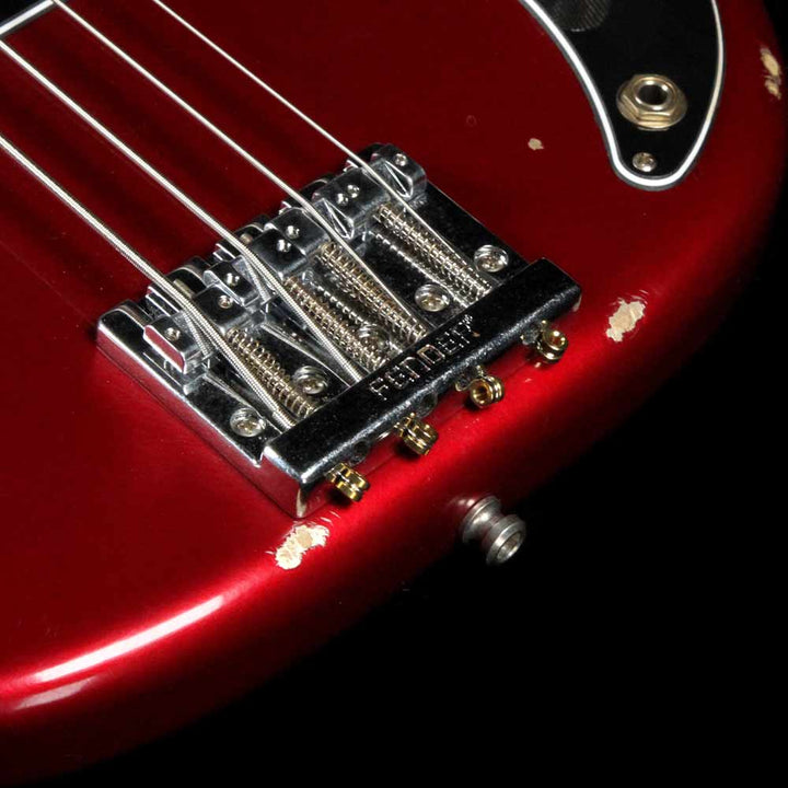 Fender Nate Mendel Precision Bass Road Worn Candy Apple Red 2017